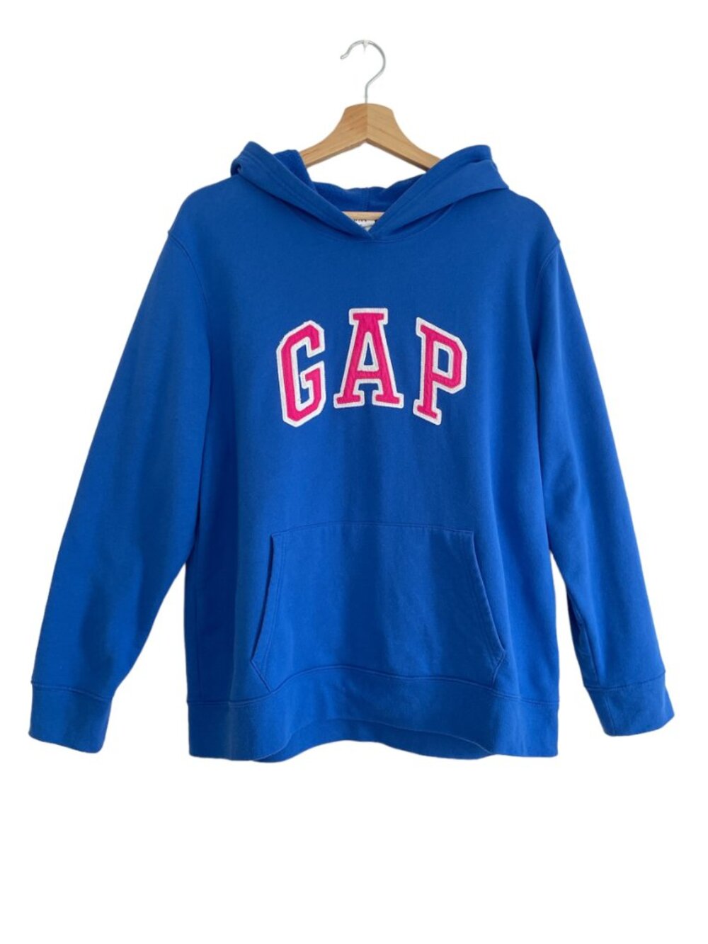 GAP Logo Fleece Hoodie, bristol blue